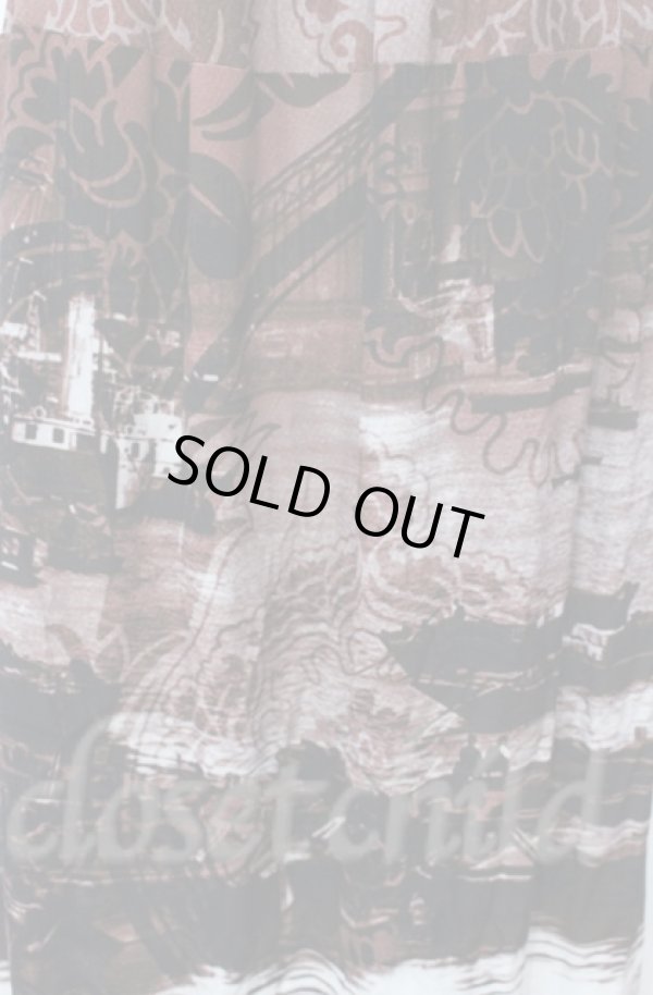 画像2: ヴィヴィアンウエストウッド 中古 / London bridge Skirt（ロンドンブリッジスカート） 00 レッド系  O-25-11-09-078-sk-YM-OS (2)