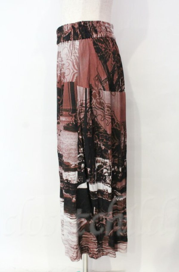 画像4: ヴィヴィアンウエストウッド 中古 / London bridge Skirt（ロンドンブリッジスカート） 00 レッド系  O-25-11-09-078-sk-YM-OS (4)