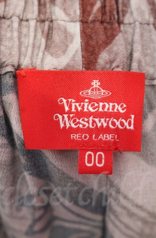 画像6: ヴィヴィアンウエストウッド 中古 / London bridge Skirt（ロンドンブリッジスカート） 00 レッド系  O-25-11-09-078-sk-YM-OS (6)