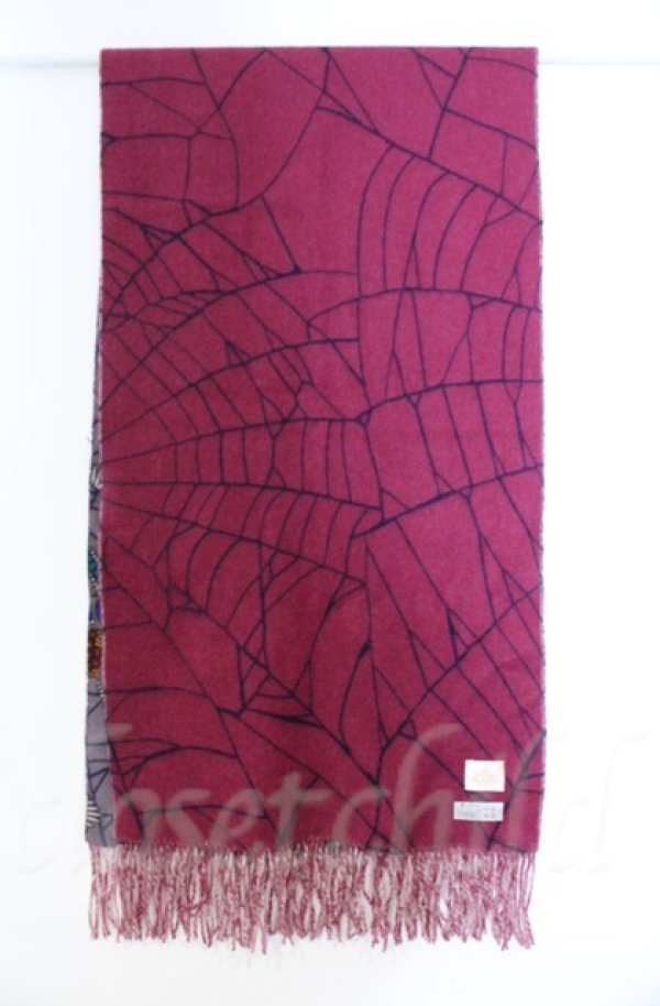 画像3: ヴィヴィアンウエストウッド 中古 / ジュエリープリントストール  グレー×マルチ  O-25-11-09-080-gd-IG-OS (3)