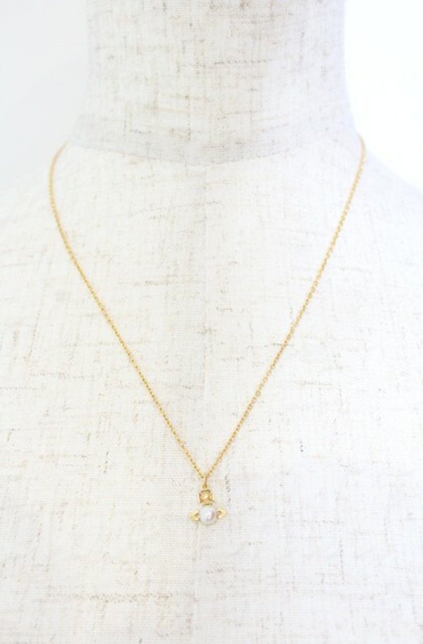 画像3: ヴィヴィアンウエストウッド 中古 / BALBINAオーブネックレス  ゴールド  O-25-11-09-084-nl-YM-OS (3)