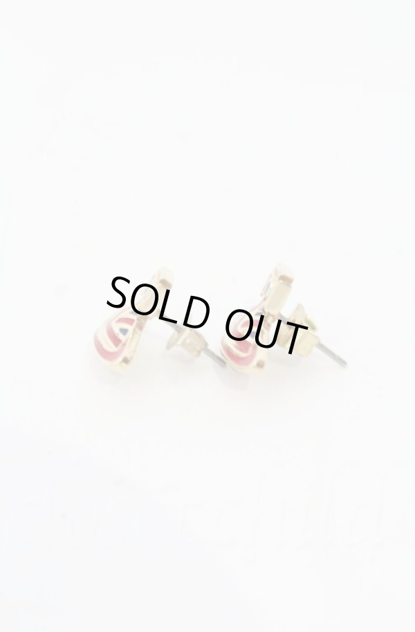 画像2: ヴィヴィアンウエストウッド 中古 / JACK ENAMELピアス  マルチｘゴールド  O-25-11-09-085-ac-YM-OS (2)