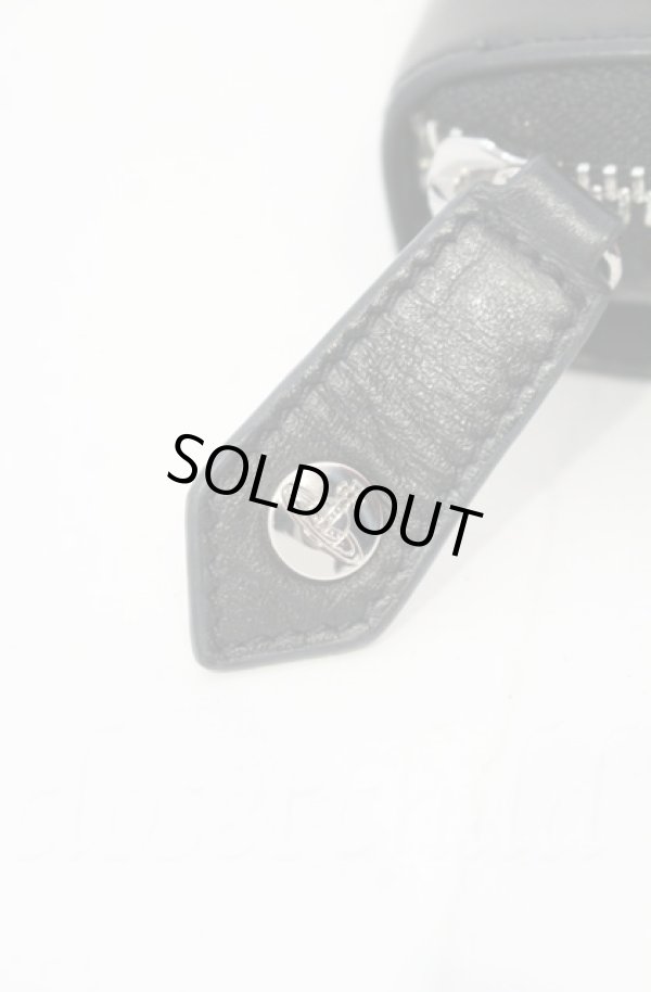 画像4: ヴィヴィアンウエストウッド 中古 / HAND PRINT MEDIUM ZIP WALLET（ハンドプリントミディアムジップウォレット）  ブラック×グリーン  O-25-11-09-086-wa-IG-OS (4)