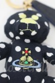 画像2: ヴィヴィアンウエストウッド 中古 / テディベアヌイグルミキーホルダー  ネイビーｘゴールド  O-25-11-09-087-gd-YM-OS (2)
