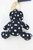画像3: ヴィヴィアンウエストウッド 中古 / テディベアヌイグルミキーホルダー  ネイビーｘゴールド  O-25-11-09-087-gd-YM-OS (3)