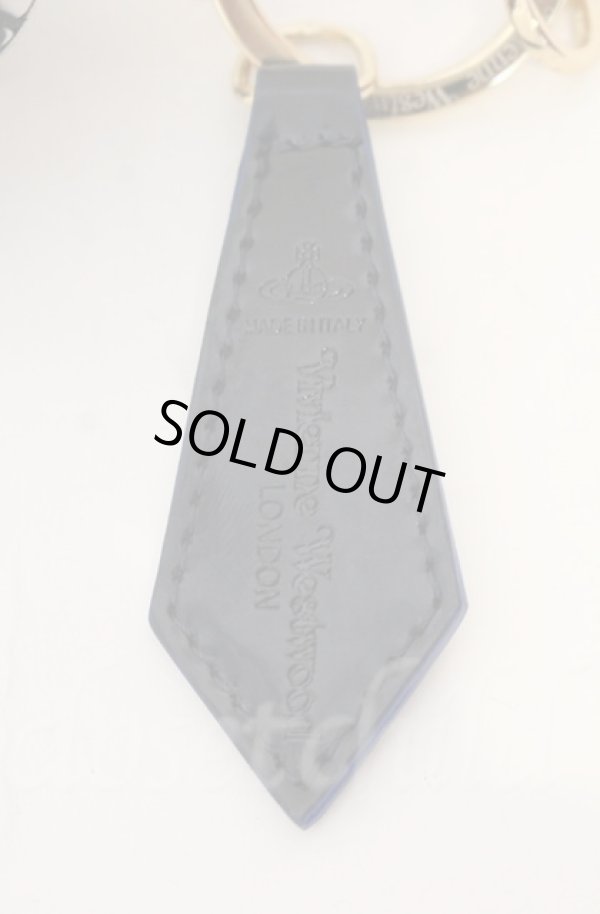 画像4: ヴィヴィアンウエストウッド 中古 / テディベアヌイグルミキーホルダー  ネイビーｘゴールド  O-25-11-09-087-gd-YM-OS (4)