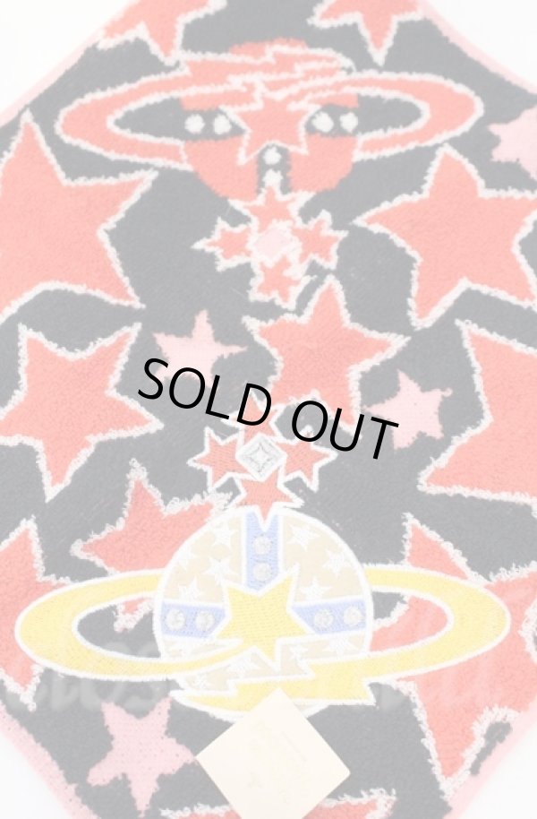 画像2: ヴィヴィアンウエストウッド 中古 / タオルハンカチ  ネイビー×ピンク×アカ  O-25-11-09-091-gd-IG-OS (2)