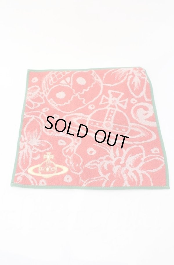 画像3: ヴィヴィアンウエストウッド 中古 / タオルハンカチ  ピンク×レッド  O-25-11-09-092-gd-IG-OS (3)