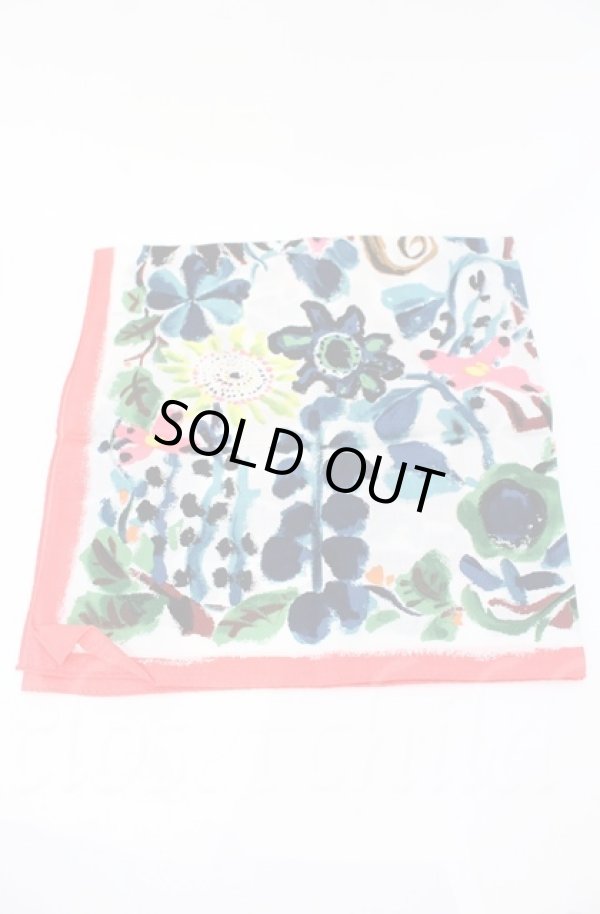 画像3: ヴィヴィアンウエストウッド 中古 / ハンカチーフ  ホワイト×ピンクスパンコール花  O-25-11-09-093-gd-IG-OS (3)