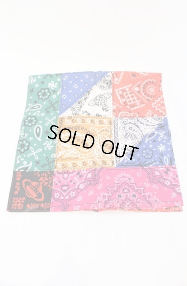 画像3: ヴィヴィアンウエストウッド 中古 / ハンカチーフ  バンダナ柄マルチ  O-25-11-09-097-gd-IG-OS (3)