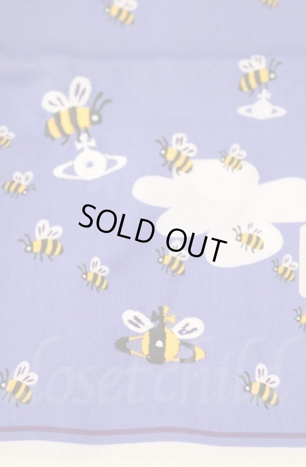 画像2: ヴィヴィアンウエストウッド 中古 / ハンカチーフ  蜂柄  O-25-11-09-100-gd-IG-OS (2)