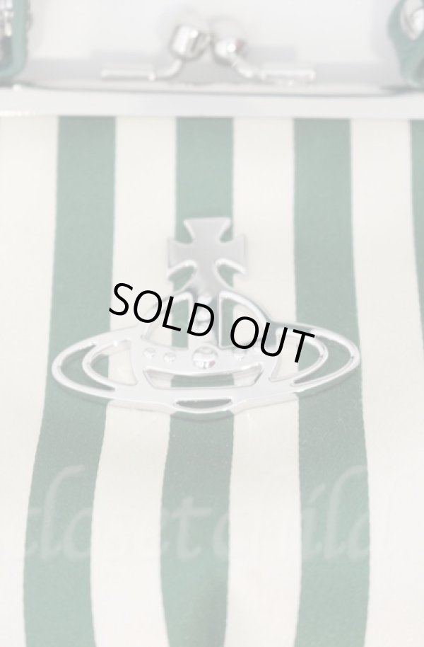 画像2: ヴィヴィアンウエストウッド 中古 / Pavillon Frame Purse バッグ（パヴィリオン フレームパース）  グリーン  O-25-11-09-106-ba-YM-ZH (2)