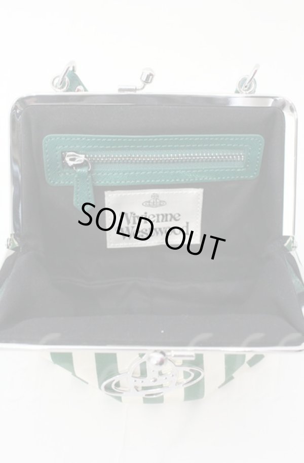 画像4: ヴィヴィアンウエストウッド 中古 / Pavillon Frame Purse バッグ（パヴィリオン フレームパース）  グリーン  O-25-11-09-106-ba-YM-ZH (4)