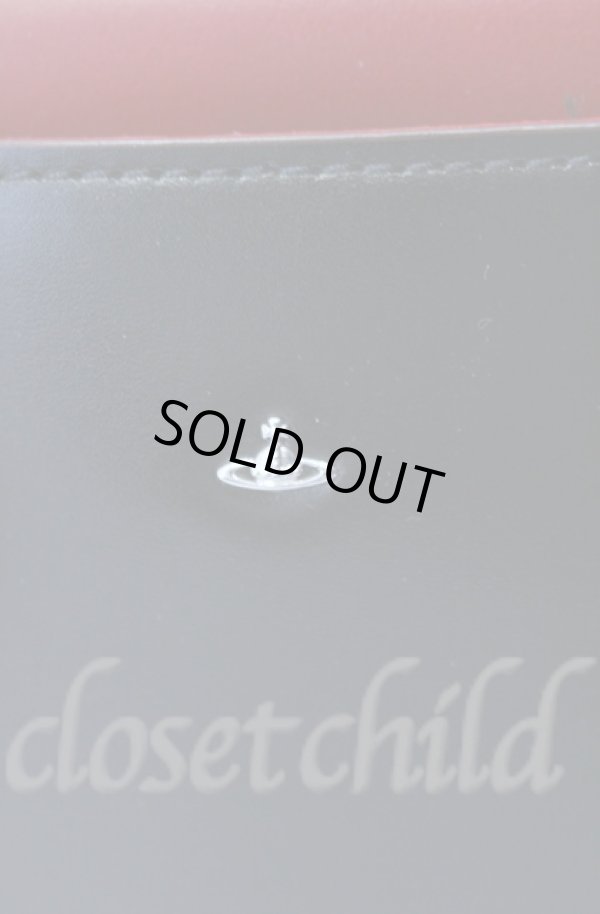 画像2: ヴィヴィアンウエストウッド 中古 / SIMPLE TINY ORB / トートバッグM  ブラック×レッド  O-25-11-09-107-ba-IG-OS (2)