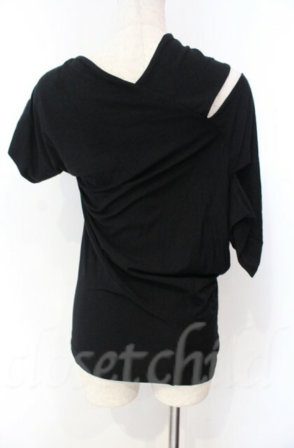 画像3: ヴィヴィアンウエストウッド 中古 / TIMANS JERSEY TOP（ティマンズ ジャージー トップ） S ブラック  O-25-11-09-010-to-IG-OS (3)