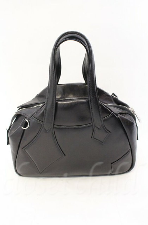 画像4: ヴィヴィアンウエストウッド 中古 / classical bag(small)（クラシカルバッグ）  ブラック  O-25-11-09-110-ba-IG-OS (4)