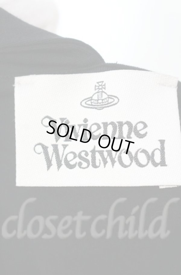 画像4: ヴィヴィアンウエストウッド 中古 / TIMANS JERSEY TOP（ティマンズ ジャージー トップ） S ブラック  O-25-11-09-010-to-IG-ZH (4)