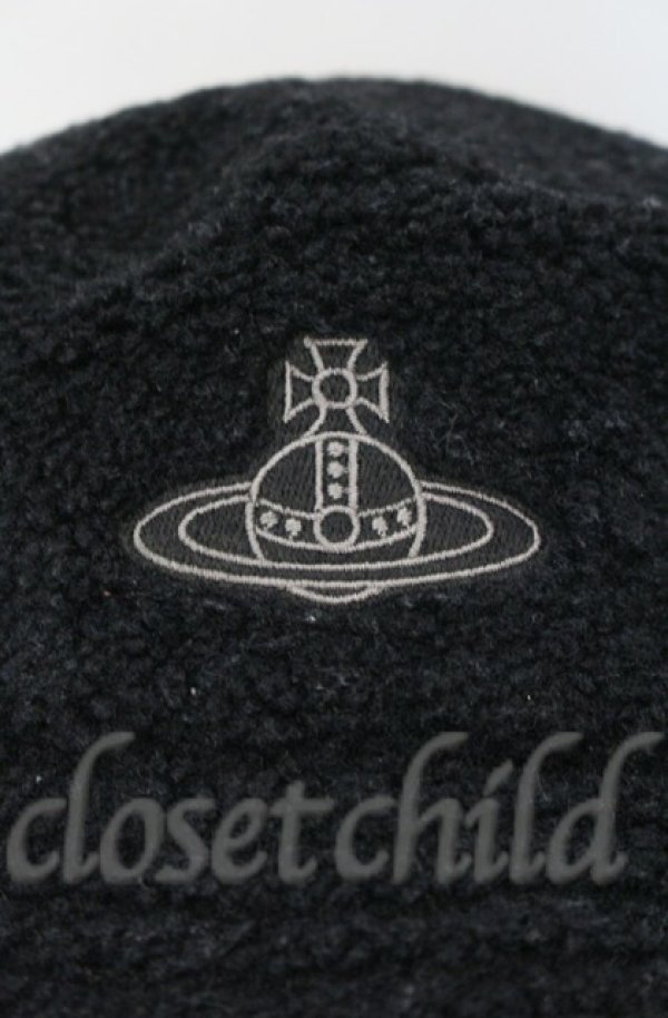画像3: ヴィヴィアンウエストウッド MAN 中古 / BOA BUCKET HAT（ボアバケットハット）  ブラック  O-25-11-09-115-ha-IG-OS (3)