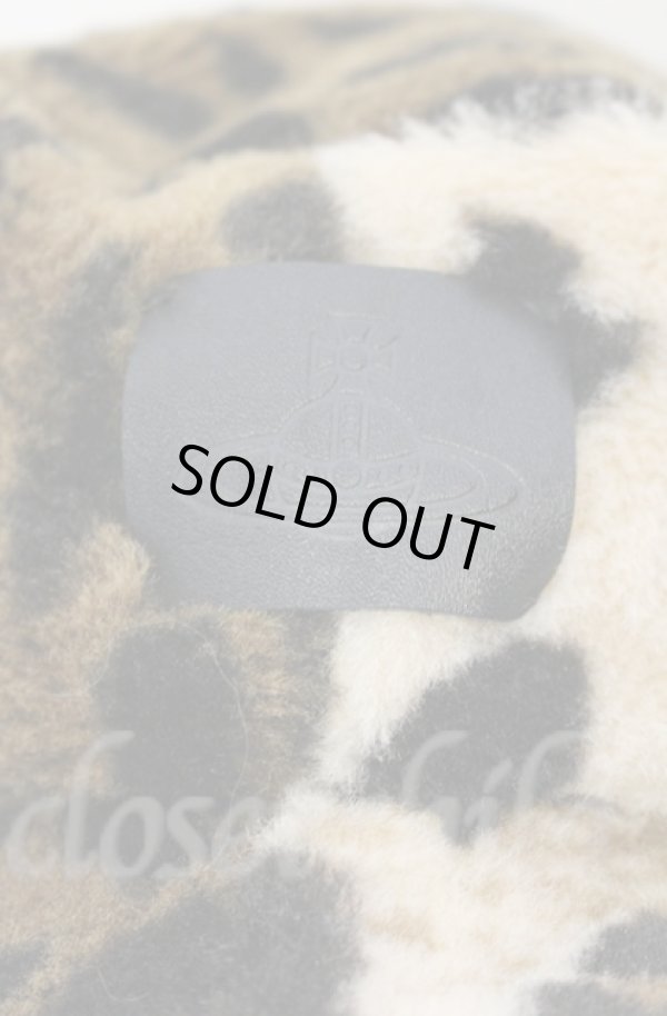 画像3: ヴィヴィアンウエストウッド 中古 / レオパードプリント　ボアバケットハット  ブラウン  O-25-11-09-116-ha-IG-ZH (3)