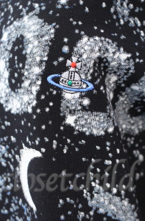 画像2: ヴィヴィアンウエストウッド 中古 / ミルキーウェイスウェット XXS ブラック  O-25-11-09-011-to-IG-OS (2)