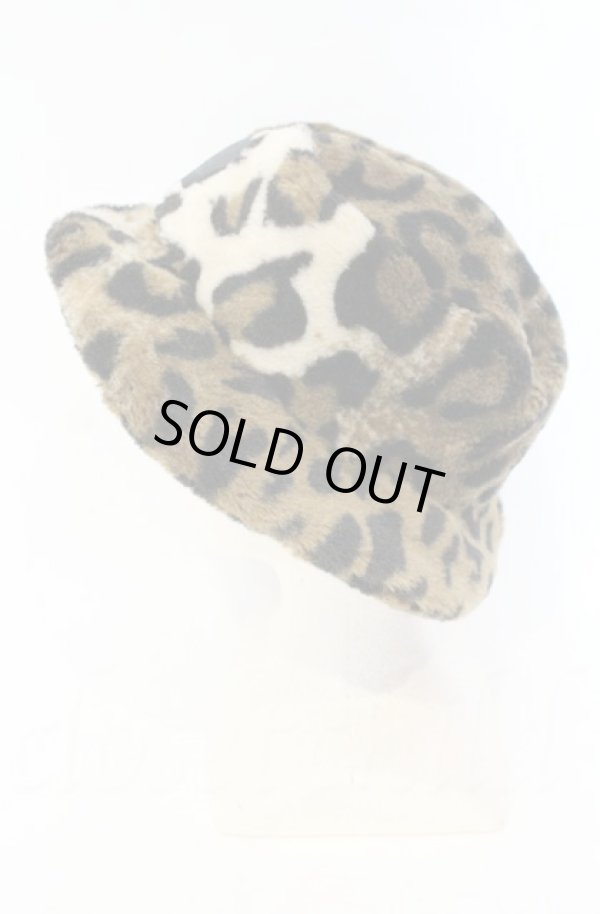 画像4: ヴィヴィアンウエストウッド 中古 / レオパードプリント　ボアバケットハット  ブラウン  O-25-11-09-116-ha-IG-ZH (4)