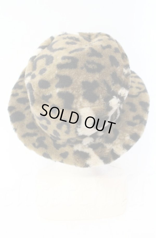 画像5: ヴィヴィアンウエストウッド 中古 / レオパードプリント　ボアバケットハット  ブラウン  O-25-11-09-116-ha-IG-ZH (5)