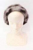 画像2: ヴィヴィアンウエストウッド 中古 / レオパードモヘアベレー帽 S-M ブラウン  O-25-11-09-117-ha-IG-OS (2)