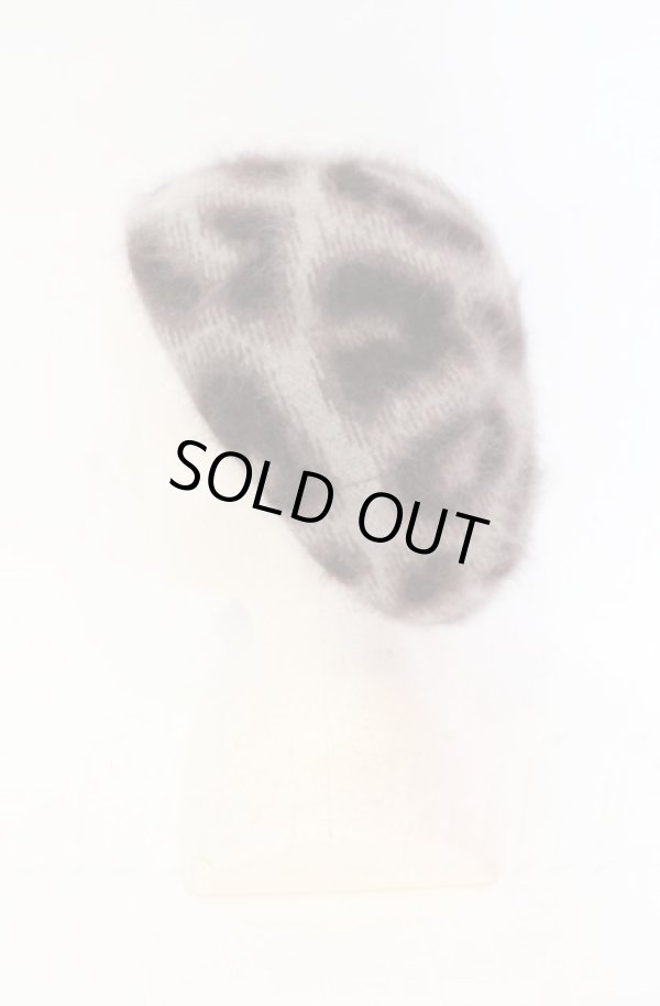 画像4: ヴィヴィアンウエストウッド 中古 / レオパードモヘアベレー帽 S-M ブラウン  O-25-11-09-117-ha-IG-OS (4)