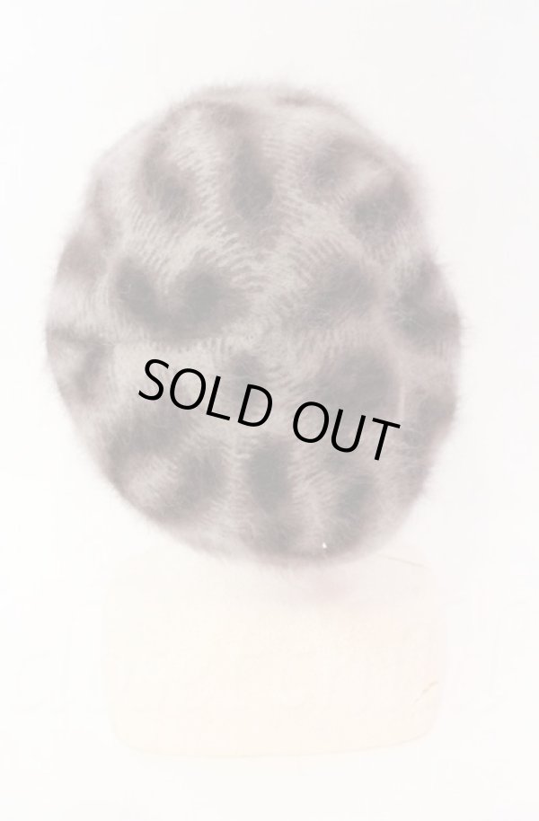 画像5: ヴィヴィアンウエストウッド 中古 / レオパードモヘアベレー帽 S-M ブラウン  O-25-11-09-117-ha-IG-OS (5)