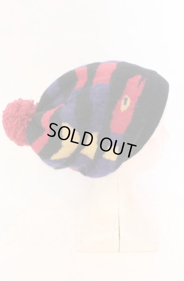 画像4: ヴィヴィアンウエストウッド 中古 / スネークポンポンニットキャップ  ブラック  O-25-11-09-119-ha-IG-ZH (4)