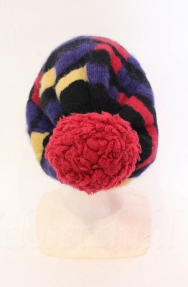 画像5: ヴィヴィアンウエストウッド 中古 / スネークポンポンニットキャップ  ブラック  O-25-11-09-119-ha-IG-OS (5)