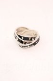 画像3: ヴィヴィアンウエストウッド 中古 / T.F.T.L3連リング M(15号) シルバーｘブラック  O-25-11-09-123-rg-YM-OS (3)