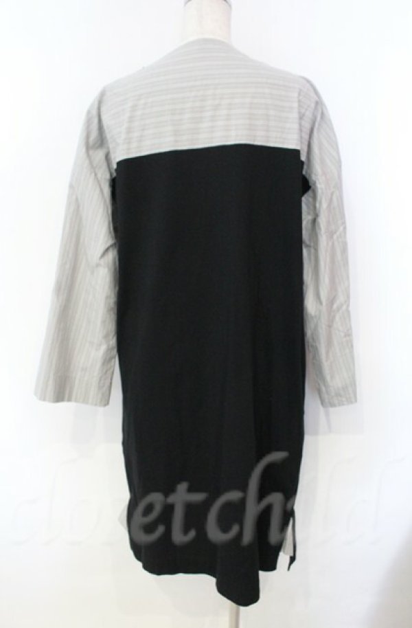 画像4: ヴィヴィアンウエストウッド 中古 / トルコオーガニック天竺Twin Eagle ワンピース（ツインイーグル） 00 ブラック×グレー  O-25-11-09-012-op-IG-OS (4)