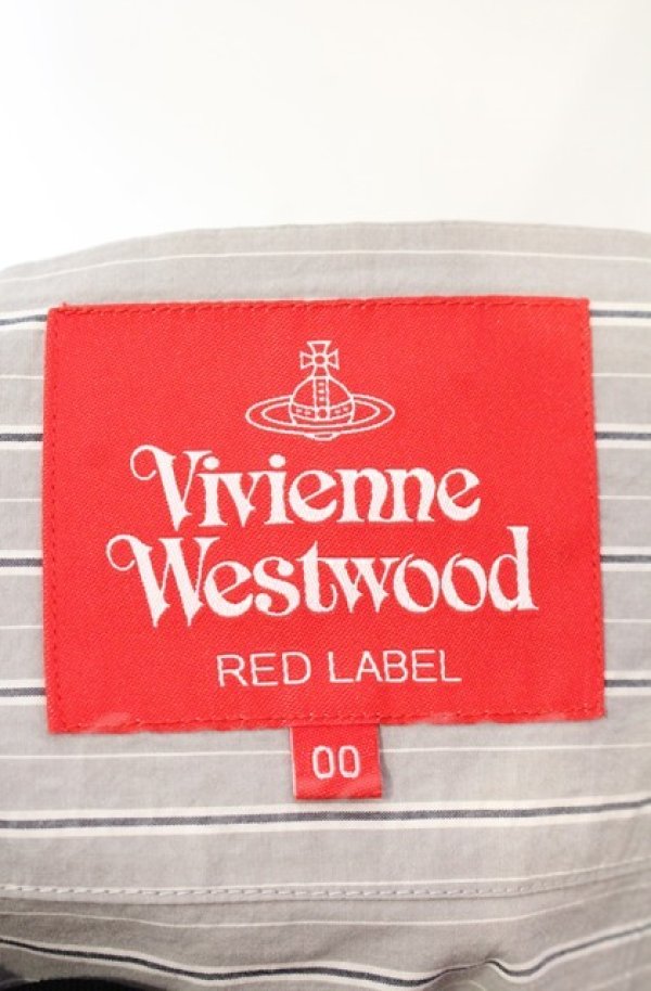 画像5: ヴィヴィアンウエストウッド 中古 / トルコオーガニック天竺Twin Eagle ワンピース（ツインイーグル） 00 ブラック×グレー  O-25-11-09-012-op-IG-OS (5)