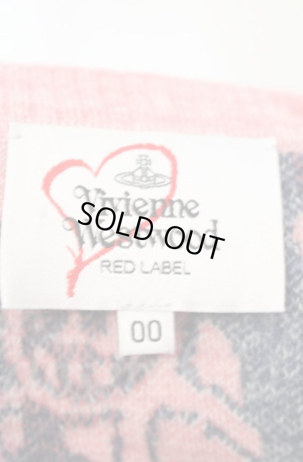 画像5: ヴィヴィアンウエストウッド 中古 / TYROLEAN FLOWER KNITギャザースリーブトップ（チロリアンフラワーニット） 00 ピンク  O-25-11-09-014-to-IG-OS (5)