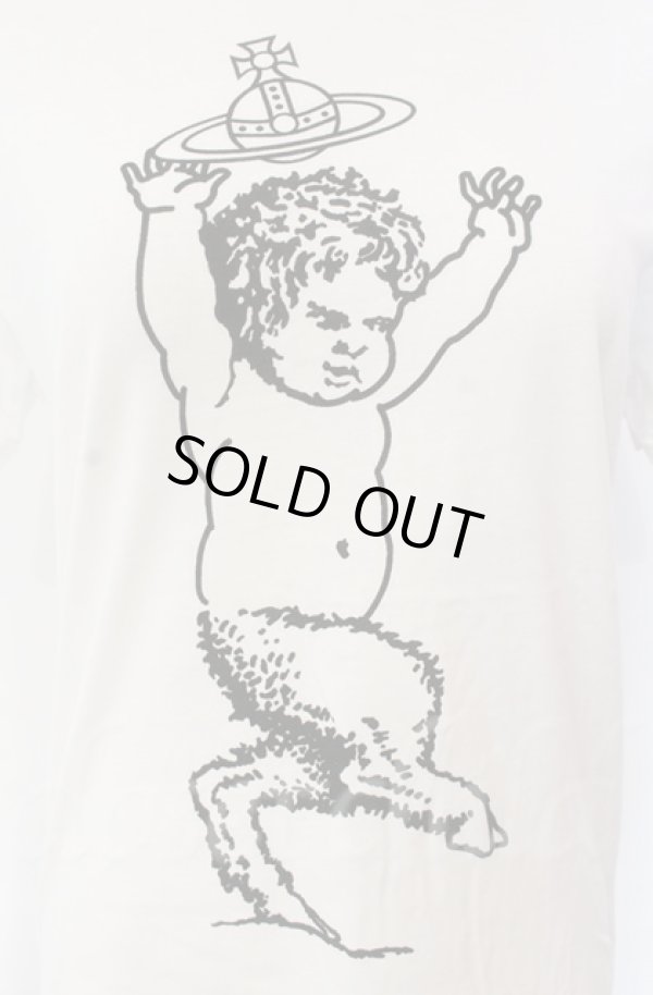 画像2: ヴィヴィアンウエストウッド 中古 / サティアptTシャツ XS ホワイト  O-25-11-09-015-ts-IG-OS (2)