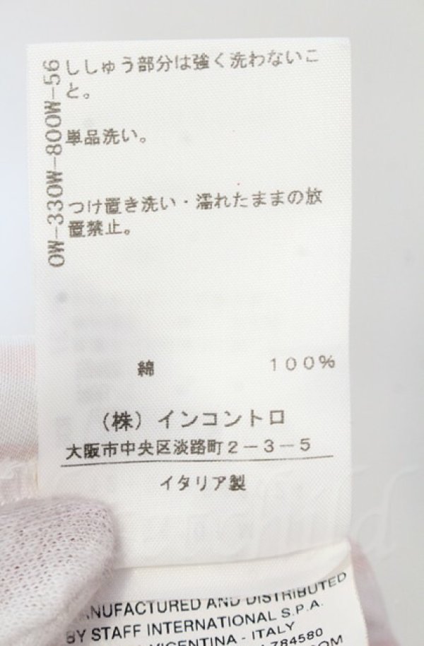 画像6: ヴィヴィアンウエストウッド 中古 / カラーオーブ刺繍高衿ストライプブラウス 40 ピンク  O-25-11-09-016-bl-YM-OS (6)