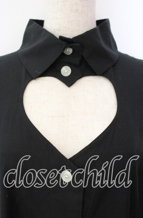 画像2: ヴィヴィアンウエストウッド 中古 / ラブシャツ 00 ブラック  O-25-11-16-016-bl-YM-OS (2)