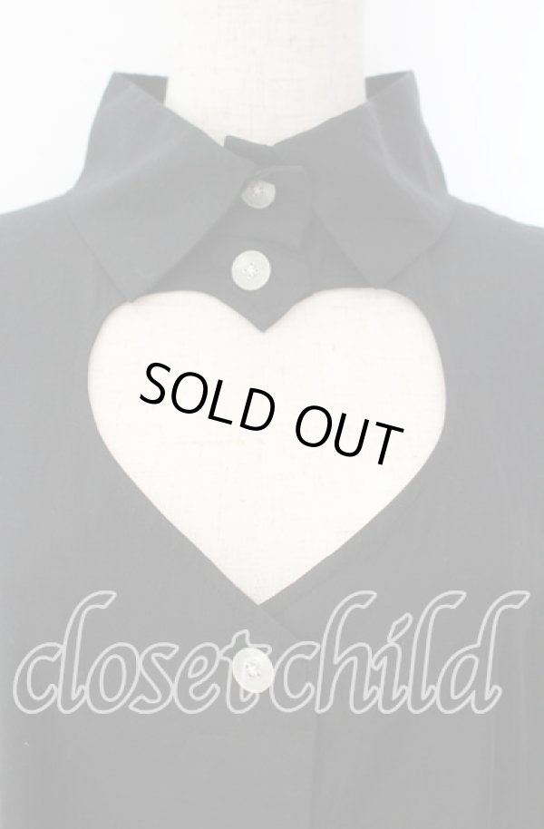 画像2: ヴィヴィアンウエストウッド 中古 / ラブシャツ 00 ブラック  O-25-11-16-016-bl-YM-OS (2)