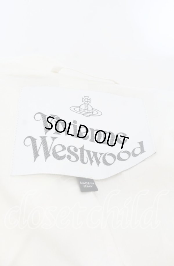 画像5: ヴィヴィアンウエストウッド 中古 / アシンメトリーコート 40 ホワイト  O-25-11-16-002-co-YM-ZH (5)