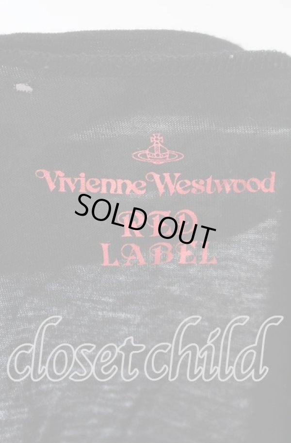 画像6: ヴィヴィアンウエストウッド 中古 / フラワープリントドルマンカットソー  ブラック  O-25-11-16-019-to-YM-OS (6)