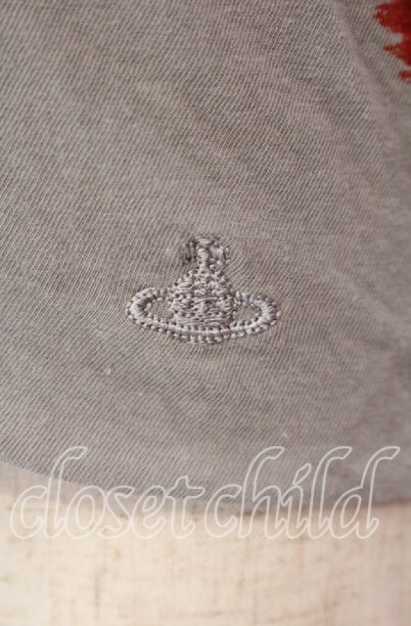 画像2: ヴィヴィアンウエストウッド 中古 / フィンガープリントショートカットソー 2 グレー  O-25-11-16-021-to-YM-OS (2)