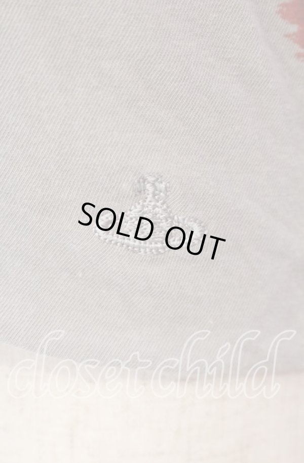 画像2: ヴィヴィアンウエストウッド 中古 / フィンガープリントショートカットソー 2 グレー  O-25-11-16-021-to-YM-ZH (2)