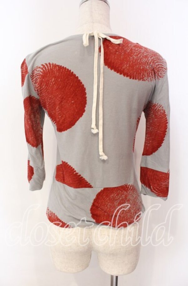 画像4: ヴィヴィアンウエストウッド 中古 / フィンガープリントショートカットソー 2 グレー  O-25-11-16-021-to-YM-OS (4)