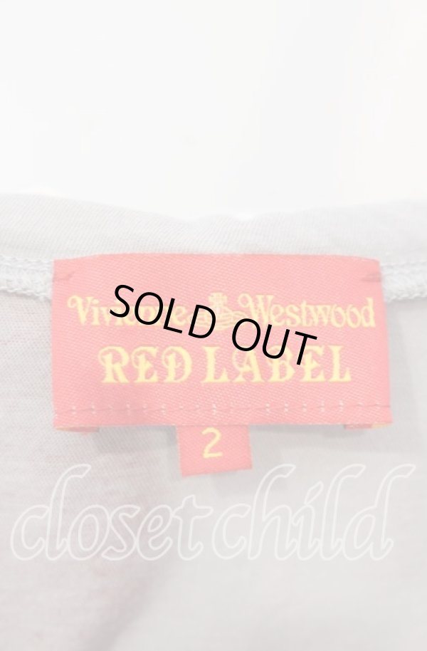 画像6: ヴィヴィアンウエストウッド 中古 / フィンガープリントショートカットソー 2 グレー  O-25-11-16-021-to-YM-ZH (6)