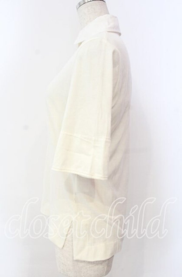 画像3: ヴィヴィアンウエストウッド 中古 / 丸襟シャツ風カットソー 2 オフホワイト  O-25-11-16-022-to-YM-OS (3)