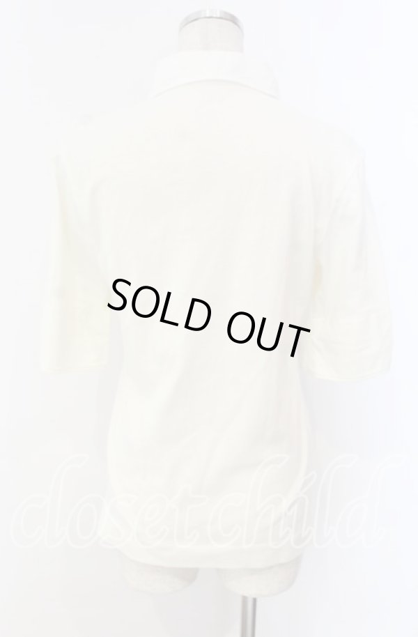 画像4: ヴィヴィアンウエストウッド 中古 / 丸襟シャツ風カットソー 2 オフホワイト  O-25-11-16-022-to-YM-OS (4)