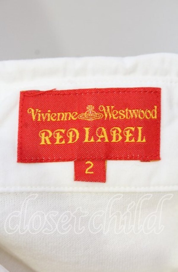 画像5: ヴィヴィアンウエストウッド 中古 / 丸襟シャツ風カットソー 2 オフホワイト  O-25-11-16-022-to-YM-OS (5)