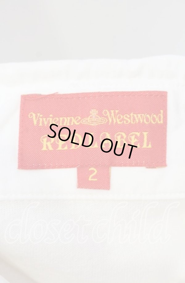 画像5: ヴィヴィアンウエストウッド 中古 / 丸襟シャツ風カットソー 2 オフホワイト  O-25-11-16-022-to-YM-OS (5)