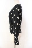 画像3: ヴィヴィアンウエストウッド 中古 / ハートオーブ総柄カーディガン 2 ブラック  O-25-11-16-025-to-YM-OS (3)